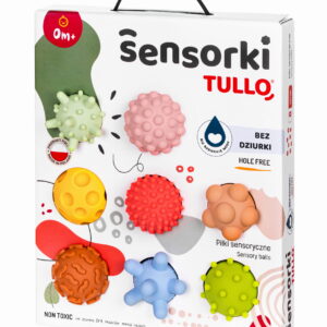 Sensorki Tullo 8szt pastelowe